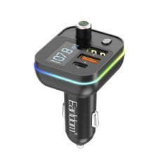 FM - трансмітер Earldom ET-M87 Car Charger 3.1A 2U 1C Black