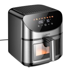 Аерогриль HOCO HE21 air fryer with touch screen and window 8L 1700W Black
