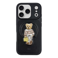 Чохол Zuck Bear Aristo Leather Case with Magsafe iPhone 17 Pro Black