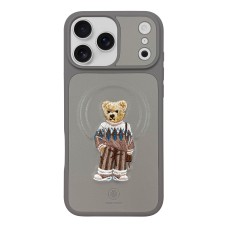 Чохол Zuck Bear Aristo Leather Case with Magsafe iPhone 18 Pro Titanium Grey