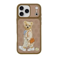 Чохол Zuck Bear Paris Gentleman Leather Case iPhone 17 Pro Shoulder Bag