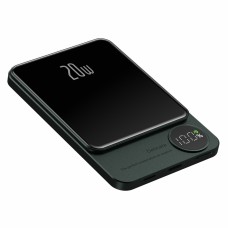 Повербанк портативний акумулятор Power bank CH Q9 MagSafe 20W 5000 mAh Dark green