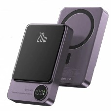 Повербанк портативний акумулятор Power Bank CH Q9 MagSafe 20W 10000 mAh Purple