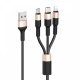 Кабель USB / Type-C / Lightning / Micro-USB (3в1)