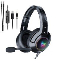 Дротові навушники Onikuma K9 Gaming with LED Black