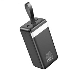 Повербанк портативний акумулятор Power bank Hoco DB31 3USB Type-C Lightning 60000 mAh Black