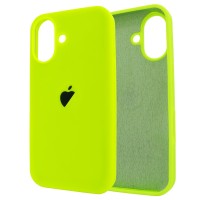 Чохол для iPhone 17 Silicone Case Full Neon Green