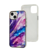Чохол для iPhone 13 Мармур pink