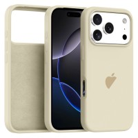 Чохол для iPhone 17 Pro Silicone Case Full Antique White