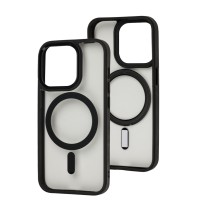 Чохол для iPhone 15 Pro Berlia Color Metal MagSafe black