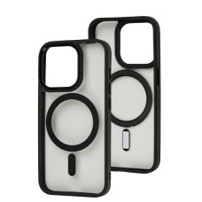 Чохол для iPhone 15 Pro Berlia Color Metal MagSafe black