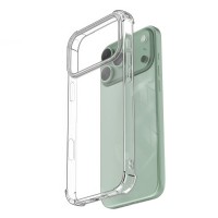 Чохол Armored Clear CASE із посиленими кутами для iPhone 17 Pro Прозорий
