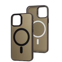 Чохол для iPhone 12 / 12 Pro IMD Colors MagSafe black