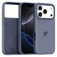Чохол для iPhone 18 Pro Max Silicone Case Full Lavender Gray