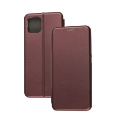 Чохол книжка Premium для Samsung Galaxy A03 (A035) бордовий