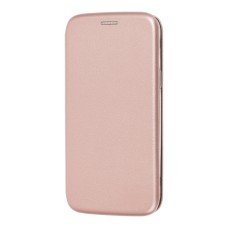 Чохол книжка Premium для Samsung Galaxy J5 (J500) рожево-золотистий