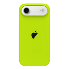 Чохол для iPhone 17 Air Silicone Case Full Neon Green