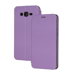 Чохол книжка Premium для Samsung Galaxy J7 (J700) /J7 Neo світло-бузковий