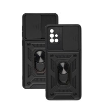Чохол для Samsung Galaxy A51 (A515) / M40s 4G Serge Ring Armor чорний
