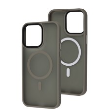 Чохол для iPhone 15 Pro Max Totu MagSafe grey
