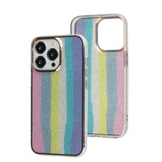 Чохол для iPhone 13 Pro Rainbow pink