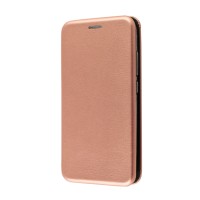 Чохол книжка Premium для Samsung Galaxy J3 2016 (J320) рожево-золотистий