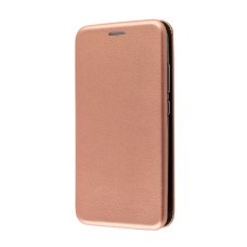 Чохол книжка Premium для Samsung Galaxy J3 2016 (J320) рожево-золотистий