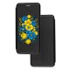Чохол-книжка Samsung Galaxy A10 (A105) з малюнком жовто-сині квіти