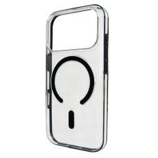 Чохол для iPhone 17 Pro Max xVibe Clear color with MagSafe Black