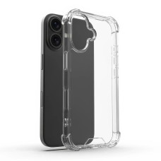Чохол Armored Clear CASE із посиленими кутами для iPhone 17 Прозорий