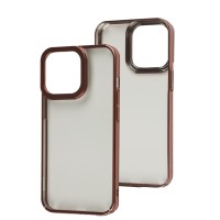 Чохол Baseus Glitter для iPhone 13 Pro прозорий/рожевий