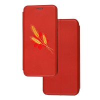 Чохол-книжка Samsung Galaxy S10 (G973) з малюнком колоски пшениці візерунок