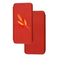 Чохол-книжка Samsung Galaxy S10 (G973) з малюнком колоски пшениці візерунок
