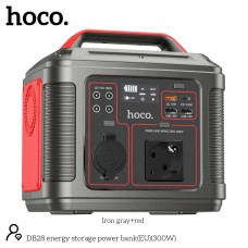 Портативна електростанція Hoco DB28 Energy storage power bank 3USB/Type-C/AC PD/QC 300W 80000 mAh Black