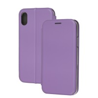 Чохол книжка Premium для Samsung Galaxy A02 (A022) світло-бузковий