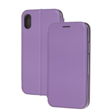 Чохол книжка Premium для Samsung Galaxy A02 (A022) світло-бузковий