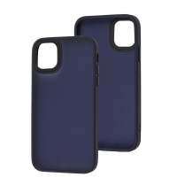 Чохол для iPhone 11 WAVE Matte Colorful dark blue