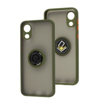Чохол для Sams A03 Core (A032) LikGus Edging Ring зелений