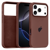 Чохол для iPhone 18 Pro Max Silicone Case Full Chocolate Brown