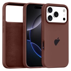 Чохол для iPhone 17 Pro Silicone Case Full Chocolate Brown