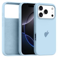 Чохол для iPhone 18 Pro Max Silicone Case Full Sky Blue