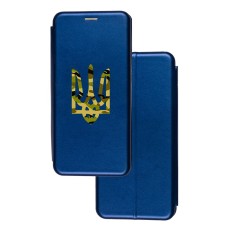 Чохол-книжка Samsung Galaxy A04s (A047) з малюнком синій Тризуб у мультикамі