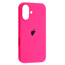 Чохол для iPhone 17 Silicone Case Full Neon Pink