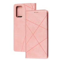 Чохол книжка Business Leather для Samsung Galaxy Note 20 (N980) рожевий