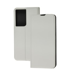 Чохол книжка Samsung Galaxy S21 Ultra (G998) Yo білий