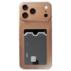 Чохол Armored Card Holder Case для iPhone 18 Pro Max Прозорий