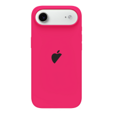 Чохол для iPhone 17 Air Silicone Case Full Neon Pink