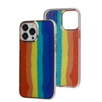 Чохол для iPhone 13 Pro Max Rainbow red