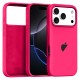 Чохол для iPhone 17 Pro Max Silicone Case Full Neon Pink