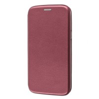 Чохол книжка Premium для Samsung Galaxy J5 (J500) бордовий